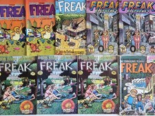 FABULOUS FURRY FREAK BROTHERS Lot ☆9 #1-9 NM- VF-Rip Off 1971 Shelton High Grade picture