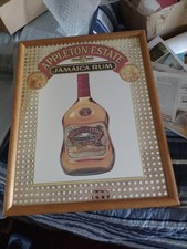 Appleton Estate Jamaica Rum Mirror Vtg Bar Sign Advertising RARE picture