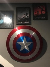 Marvel Legends Captain America Civil War Avengers Shield Metal For Gift Replica  picture