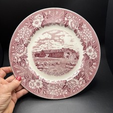 Rocky Mountain National Park Plate Fall River English Staffordshire Souvenir picture