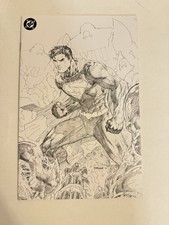 Action Comics #1 New 52 Jim Lee Virgin B&W Superman Sketch 2025 NYCC Exclusive picture