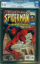 Peter Parker Spider-Man 1 CGC 9.8 NM-MT WP Wraparound Romita Marvel 1999 picture