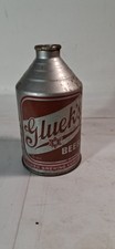 Glueks Crowntainer Beer Can Cone Top Can Gluek Brewing Co Minneapolis Mn picture