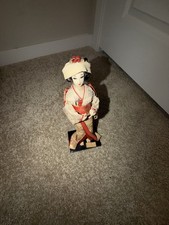 Vintage Nishi Doll Japanese Bride Hanayome Figurine picture