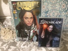 WITCHBLADE/GOLD FOIL Edition Variant Image Comic  w/bonus complete DVD series picture