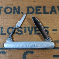Vintage Case XX USA M279 SC SS U.S. Steel Pen Knife with Scissors, 1950-64  picture