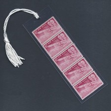 The Wright Brothers - Vintage Set of 5 Stamps Collectible Bookmark Unique picture