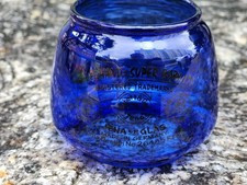 Blue Engraving glass for Feurhand 175/176, globe, feurhand glass picture
