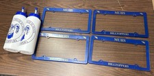 2010 MARQUETTE UNIVERSITY HIGH SCHOOL WATER BOTTLES & LICENSE PLATE MILWAUKEE WI picture