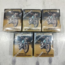 Harley-Davidson Factory Set 100 Premium Collector’s Cards (5) Series 2 Sealed 92 picture