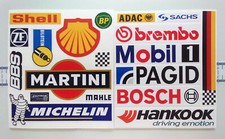 GERMAN RACING DECAL SET - Martini - Autocross - Formula 1 - Track - Toolbox Art picture