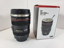 Canon Zoom Lens EF 24-105 mm Fake Replica Drinking Cup W/ Lid New picture