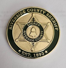 Riverside Sheriffs' Association Personnel Bureau Challenge Coin picture