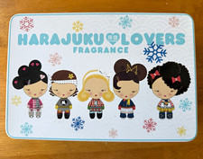 Harajuku Lovers Snow Bunnies 2009 Fragrance Miniatures Set of 5 Boxed Minis Tin picture