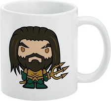 Aquaman Movie Cute Chibi Character Licensed Ceramic Coffee Mug 11 oz. picture