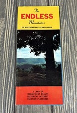 Vintage The Endless Mountains Of Northeastern Pennsylvania Brochure Pamphlet picture