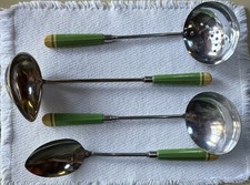 Vintage A&J Teardrop Ladle Kitchen Tool From 1920s - 1930s Completely Original picture