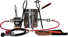 8 KG Dual  Burners Gas Metal Melting Furnace Tongs Set for Lifting and Pouring picture