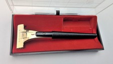 MINT COND 1960s Era Schick J4 Golden 500 Injector Razor + Orig Case picture