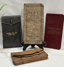 Vintage 1927- 38 Nebraska Ephemera Lot of 4 Bank Book Hay Measure Book Livestock picture