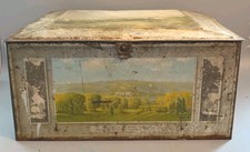 Antique 1924 Beech-Nut Christmas Tin Mohawk Valley Canajoharie NY Edward Gay picture
