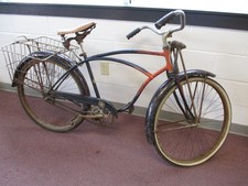 BARN FIND SURVIVOR BICYCLE SCHWINN DELUXE HORNET  1950's 1960's picture
