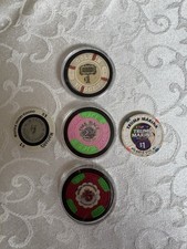 Various Atlantic City Casino Chips - Lot of 5 All Different picture