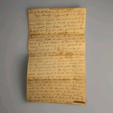 1840 NC Hyde County Deed Credle to Howard Swan Quarter 50 Acres $750 picture