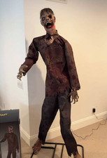6.1 FT ANIMATED JEREMY JAWS ZOMBIE HALLOWEEN ANIMATRONIC PROP picture