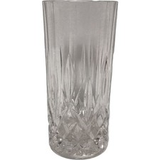 Vintage Classic Tom Collins Crystal Clear Blown Glass Tumbler Barware picture