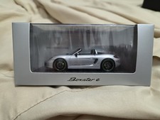 Porsche Boxster e 1:43 Silver Collectible Model Car Limited Edition 1381/2000 picture