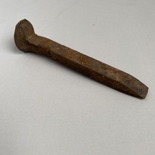 Vintage Railroad Spike Nail Tie Rusty Rustic Train Decor picture