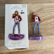 2009 Hallmark Keepsake Singing Hannah Montana Disney Channel w/Sound Miley Cyrus picture