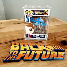 ⭐BACK TO THE FUTURE FUNKO POP w/LOA: Michael J Fox signed MARTY 1955 #957  ACOA picture