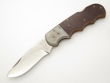 Vtg 70s Wenoka Magnum Imai Seki Japan Folding Hunter Lockback Knife Unfinished#2 picture