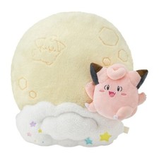Pokemon center original Luminous cushion Otsukimi Pippi Clefairy Cleffa moon picture