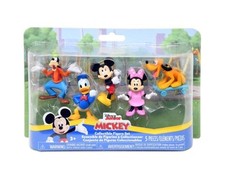 Disney Mickey Mouse 5-Pack Figures: Mickey, Minnie, Goofy, Donald & Pluto - New picture