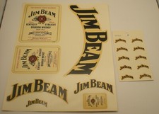 Vintage Jim Beam Bourbon Whiskey Water Decal Sticker picture