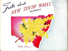 Facts about New South Wales Australia Illustrated Booklet Abbott Studio picture