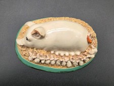 Vintage Original Basil Matthews Ceramic Mama Pig And Piglets Sculpture  picture