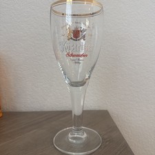 Vintage Köstritzer Schwarzbierbrauerei Footed Beer Glass German 0.3L Pokal picture