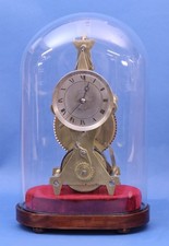 c.1840 Helical Geared Month-Going Skeleton Clock, C. McDowall, Wakefield, No.169 picture