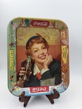 Vintage 1950s COCA COLA “HAVE A COKE” Serving Tray (Made In USA Not China) T7D picture
