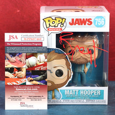 Richard Dreyfus Jaws Signed Funko Pop 756 Matt Hooper COA 2015 With Protector picture