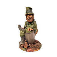 Vintage Irish Gnome Sculpture In Cup 1988 McCormick Tom Clark picture