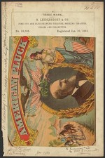 Photo:American Pluck Tobacco Trade Card B. Leidersdorf & Co. 1883 picture