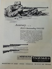 1947 Savage and Stevens Models No. 416-2 and 84 vintage ad picture