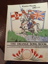 The Orange Song Book Cumber Claudy Loyal Orange Lodge Freemasonry masonic/537 picture