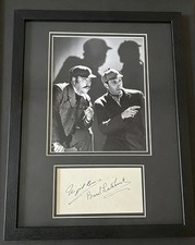 Sherlock Holmes  - 16 x 12 display Framed Photo with pre printed signatures.  picture