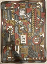2024 Goose Island Bourbon County Stout Black Friday Lot - Tote Bag & Poster picture